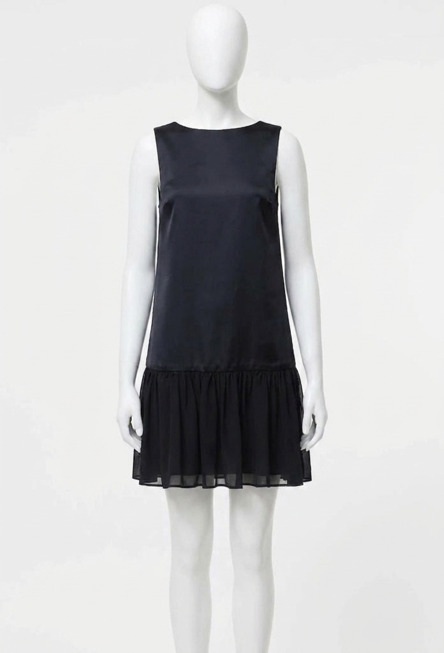 NEW FRENCH CONNECTION marina mini dress in black